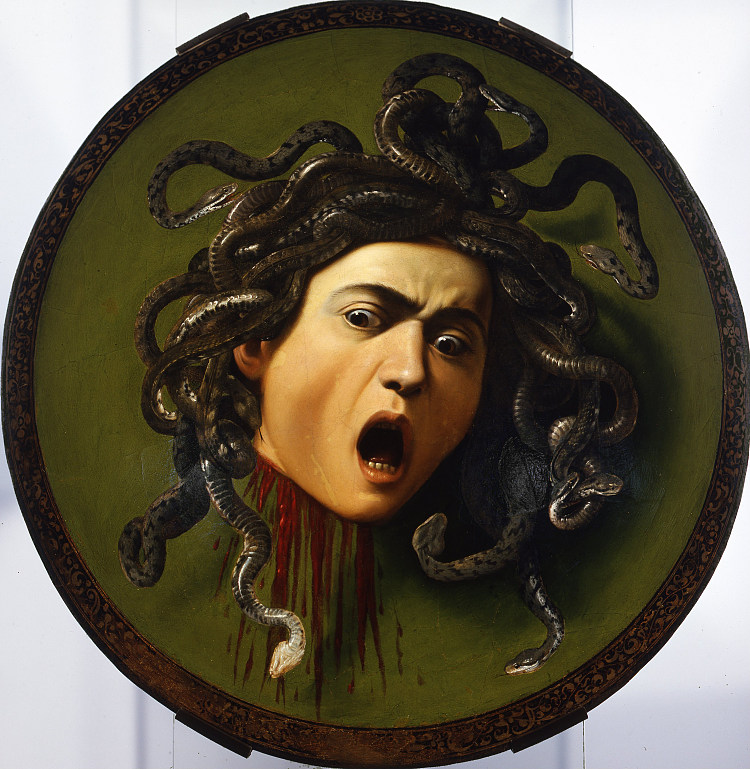 水母 Medusa (c.1597)，卡拉瓦乔