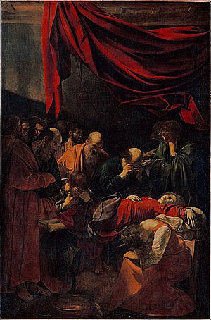 圣母之死 The Death of the Virgin (1601 - 1603)，卡拉瓦乔