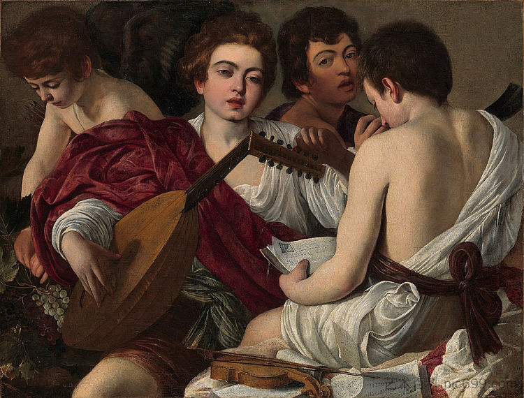 音乐家 Musicians (c.1595),卡拉瓦乔