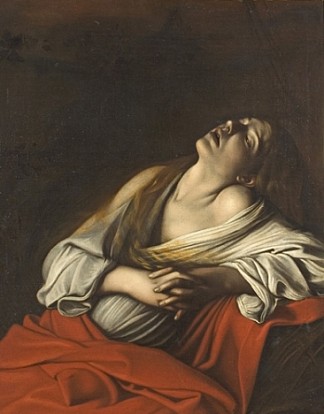 狂喜中的抹大拉的马利亚 Mary Magdalen in Ecstasy (1606)，卡拉瓦乔