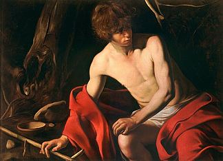 施洗约翰 John the Baptist (c.1604)，卡拉瓦乔