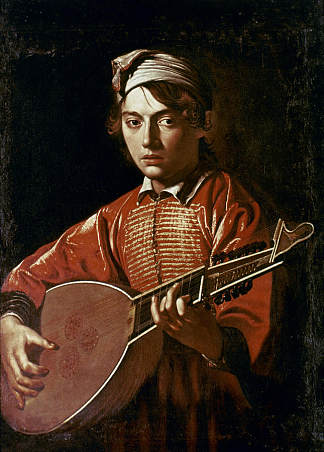 琵琶演奏家 The lute player (1597)，卡拉瓦乔