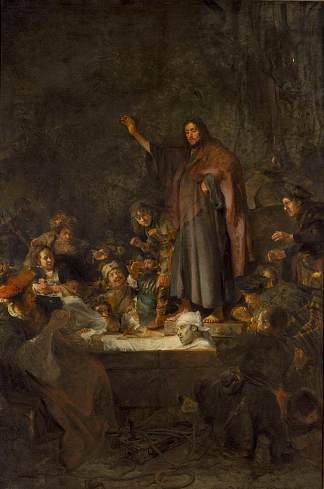 拉撒路的复活 The Raising of Lazarus (1643)，卡雷尔·法布里蒂乌斯