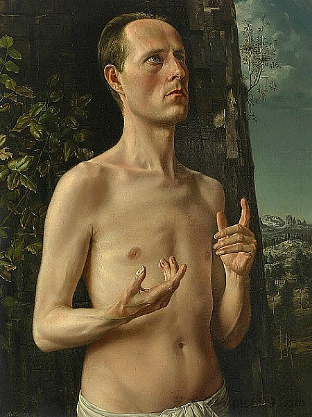 施洗者圣约翰(自画像) St. John the Baptist (Self-Portrait) (1938),阿尔伯特卡勒尔威林克