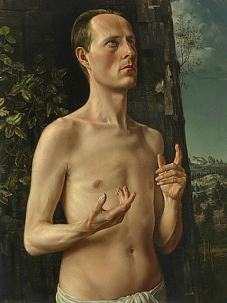 施洗者圣约翰（自画像） St. John the Baptist (Self-Portrait) (1938)，阿尔伯特卡勒尔威林克