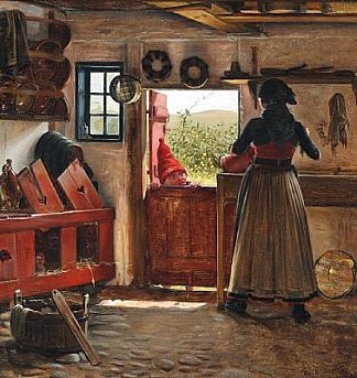 杂物间 A utility room (1854)，卡尔·布洛赫