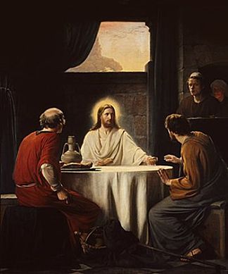 以马忤斯的晚餐 Supper at Emmaus，卡尔·布洛赫
