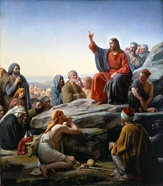 登山宝训 The Sermon on the Mount (1877)，卡尔·布洛赫