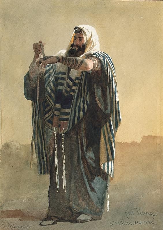 一个德系犹太人在他的祈祷 An Ashkenazi at his prayers，卡尔·哈格