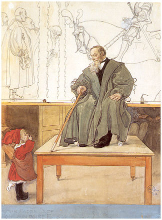 阿布埃洛与埃斯博恩 Abuelo with Esborjn (1902; Sweden                     )，卡尔·拉森