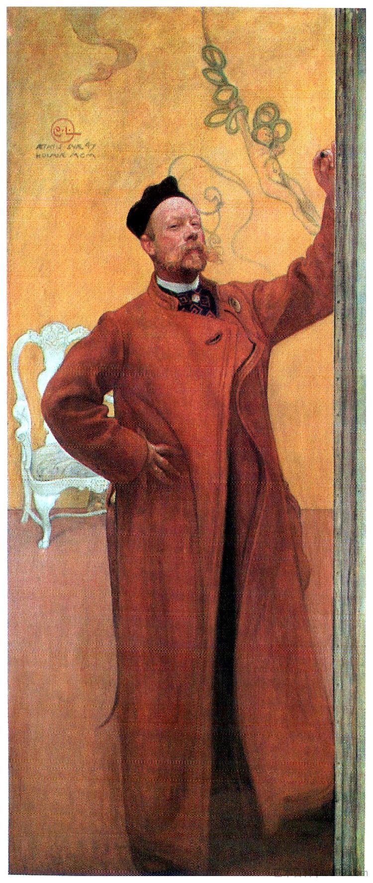 镜子前 Before the mirror (1900; Sweden  )，卡尔·拉森