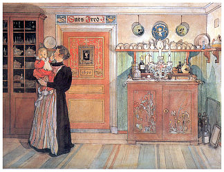 在圣诞节和新Aсo之间 Between Christmas and New Aсo (1896; Sweden                     )，卡尔·拉森