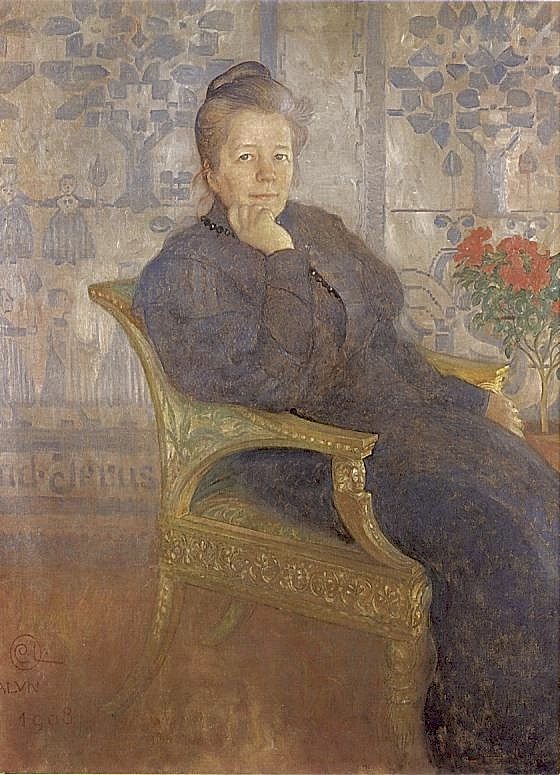 塞尔玛·拉格洛夫 Selma Lagerlöf (1908; Sweden  )，卡尔·拉森