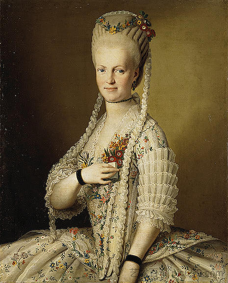 莎拉·库克的肖像 Portrait of Sarah Cook (1775)，卡尔.路德维希.约翰.克里斯蒂内克