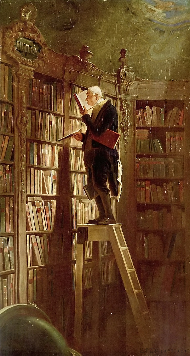 书虫 The Book Worm (1850; Germany  )，卡尔·施皮茨韦格