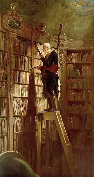 书虫 The Book Worm (1850; Germany                     )，卡尔·施皮茨韦格