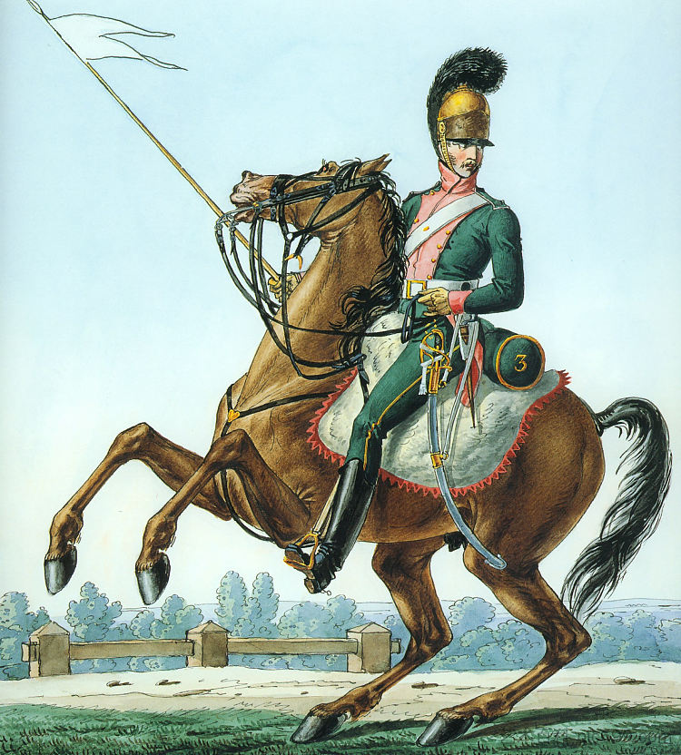 记录拿破仑大军团制服系列的一部分。 Part of a Series Chronicling the Uniforms of Napoleon's Grande Armée. (1812)，卡尔·韦尔内