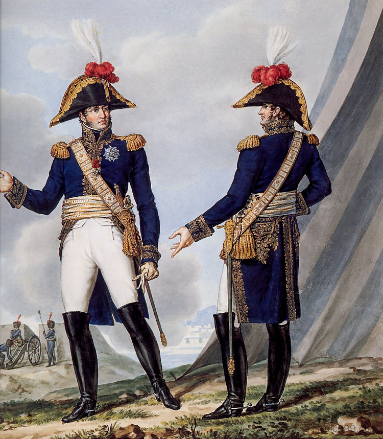 记录拿破仑大军团制服系列的一部分。 Part of a Series Chronicling the Uniforms of Napoleon's Grande Armée. (1812)，卡尔·韦尔内