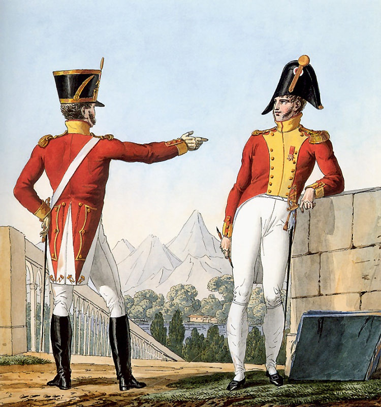 记录拿破仑大军团制服系列的一部分。 Part of a Series Chronicling the Uniforms of Napoleon's Grande Armée. (1812)，卡尔·韦尔内