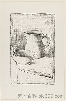 静物画 Still Life (1944)，卡洛·卡拉