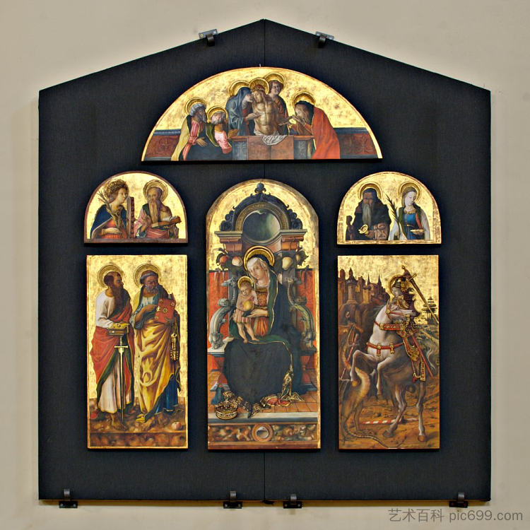 息肉 Polyptych (1470)，卡罗·克里维里