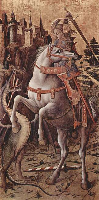 圣乔治 Saint George (c.1470)，卡罗·克里维里