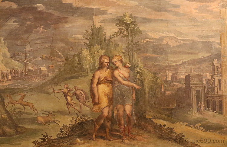 维纳斯和埃涅阿斯 Venus and Aeneas (1585),卡洛·乌尔比诺