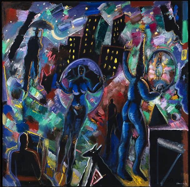 暗夜魔法(蓝色小丑) Night Magic (Blue Jester) (1988),卡洛斯·阿尔马拉兹