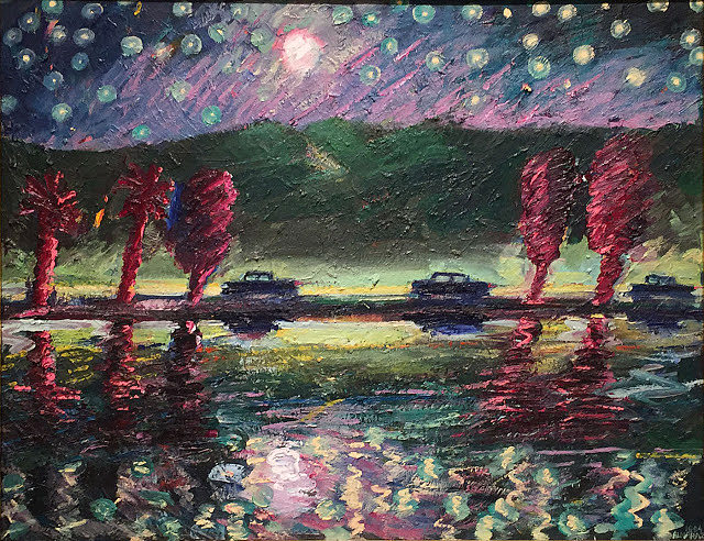 星夜，回声公园 Starry Night, Echo Park (1984)，卡洛斯·阿尔马拉兹