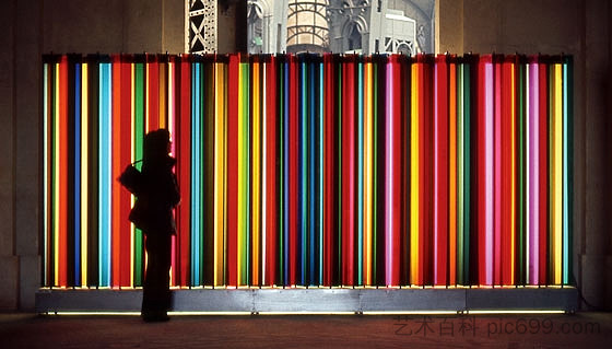 Transchromie(摘自“60/72:法国当代艺术十二年”展览) Transchromie (from the exhibition "60/72: Douze Ans d'Art Contemporain en France") (1972),卡洛斯·克鲁兹·迭斯
