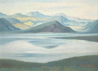 帕茨夸罗湖 Lago de Patzcuaro (1945)，卡洛斯·奥罗兹科·罗梅罗