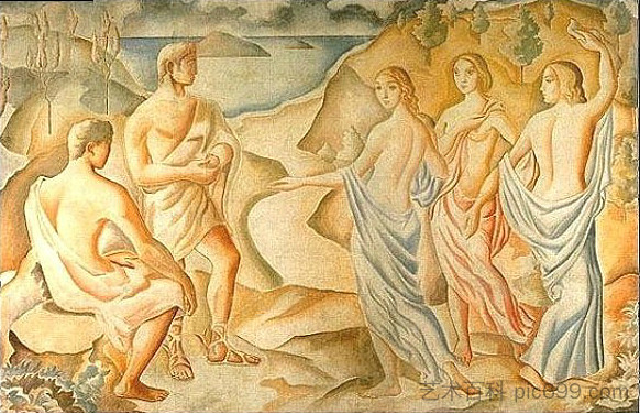 巴黎审判 Judgment of Paris (c.1942)，卡洛斯·奎斯佩斯·阿辛