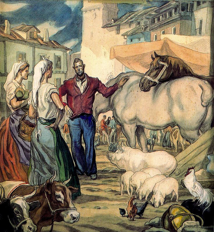 拉奎斯塔德圣维森特市场 - 维多利亚 Market in La Cuesta de San Vicente - Vitoria,卡洛斯·萨恩斯·代·特哈达
