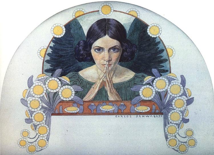 希望天使 Angel of Hope (1895)，卡洛斯·施瓦布