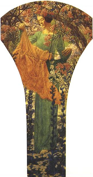 花丛中摇篮里的女人 Femme Au Berceau Parmi Les Fleurs，卡洛斯·施瓦布