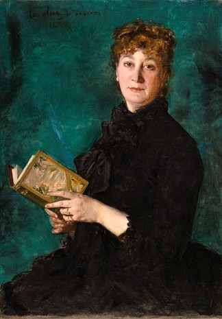 宝琳·玛丽·夏洛特夫人 卡罗勒斯·杜兰 Madame Pauline Marie Charlotte Carolus Duran (1885)，卡罗勒斯·杜兰