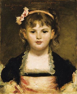 一个女孩的肖像 Portrait of a Girl (1870)，卡罗勒斯·杜兰