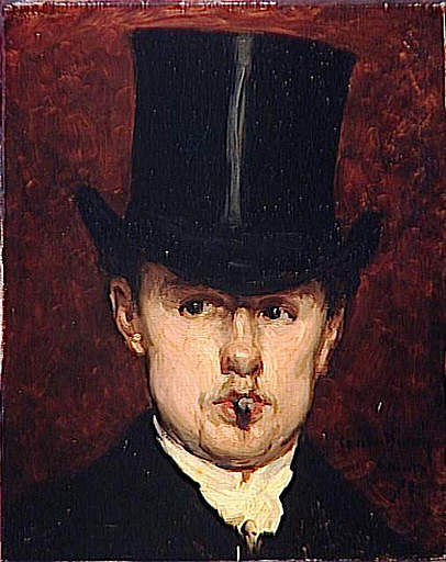 古斯塔夫·坦佩莱尔的肖像 Portrait of Gustave Tempelaere (1871)，卡罗勒斯·杜兰