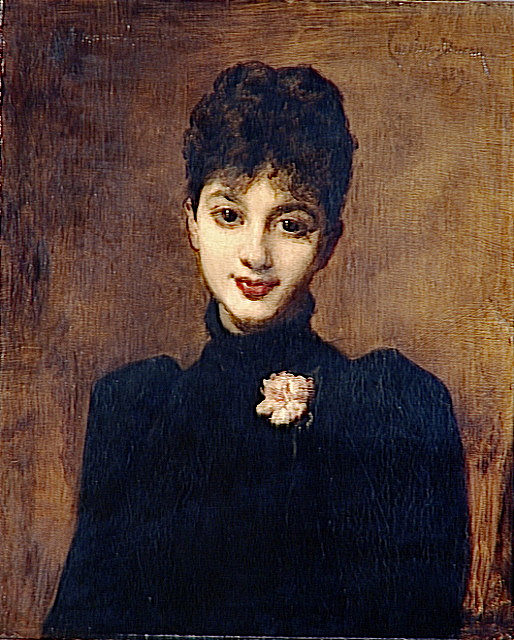 玛丽·安·费多的肖像，原名卡罗勒斯·杜兰 Portrait of Marie Ann Faydeau, Née Carolus Duran (1889)，卡罗勒斯·杜兰