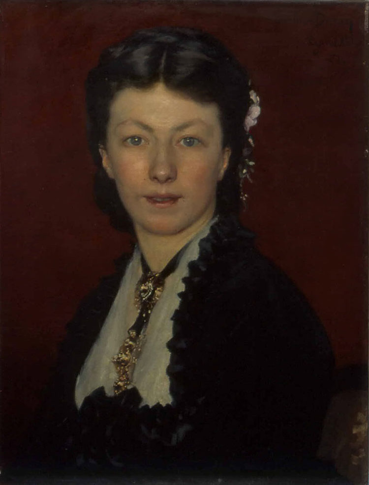 内特夫人的肖像 Portrait of Mrs Neyt (1871)，卡罗勒斯·杜兰