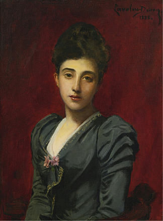 伯爵夫人莉莉·德·鲁西·德·塞勒斯的肖像 Portrait of the Countess Lily De Roussy De Sales (1888)，卡罗勒斯·杜兰