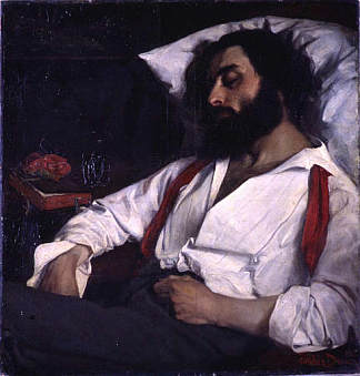 沉睡的人 Sleeping Man (1861)，卡罗勒斯·杜兰