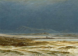 北方春天的风景 A Northern Spring Landscape (1825)，卡斯珀尔·大卫·弗里德里希