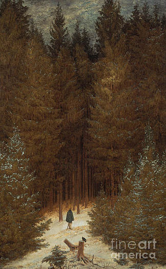 森林中的猎人 Hunter in the Forest，卡斯珀尔·大卫·弗里德里希
