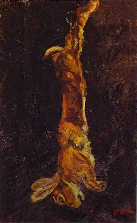 吊兔 Hanging Hare (c.1923)，柴姆·苏丁