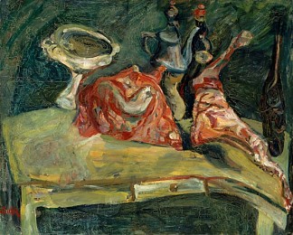 目录 The Table (c.1919)，柴姆·苏丁