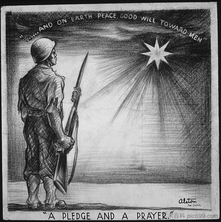 一个誓言和一个祈祷 - 在地球上和平，对人类的善意 A Pledge and a Prayer - and on Earth Peace, Good Will Toward Men，查尔斯·奥尔斯顿