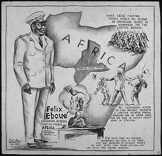 费利克斯·埃布埃·戈文诺将军 与法属非洲作战 – 学者、政治家、士兵 Felix Eboue’ Govenor General Fighting French Africa – Scholar, Statesman, Soldier (1943)，查尔斯·奥尔斯顿