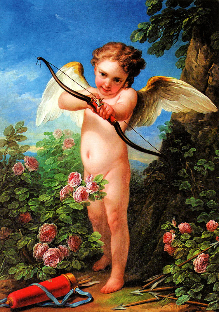 丘比特射弓 Cupid Shooting a Bow (1761)，Charles-Andre van Loo （Carle van Loo）