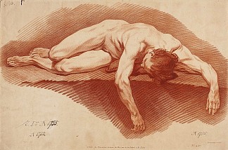 一个裸体男人撒谎的研究 Study of a Nude Man Lying，Charles-Andre van Loo （Carle van Loo）